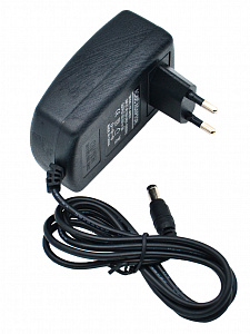 Блок питания 12В 2А универсальный адаптер сетевой со штекером 5.5х2.5 мм Орбита OT-APB31 Черный