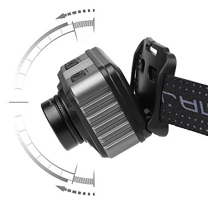 Патриот PT-FLG32 фонарь налобный (3L, аккум, дат.движ)