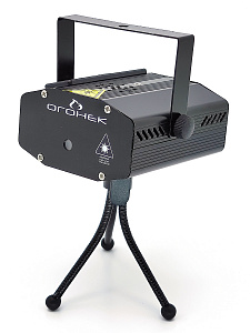 Лазерная световая установка для дома 2 в 1 с MP3 Огонёк OG-LDS06 Черная