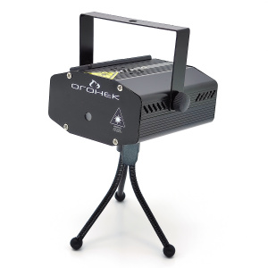 Лазерная световая установка для дома 2 в 1 с MP3 Огонёк OG-LDS06 Черная