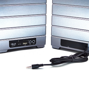 SDRD SD-128 Серая Караоке система (2 микр, Bluetooth 4.2) МЯТАЯ УПАКОВКА