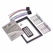 Магнитола для авто 2 DIN с пультом с Bluetooth, AUX, USB универсальная TDS TS-CAM22