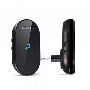 Звонок беспроводной сетевой 45 мелодий Орбита OT-HOC21 Черный