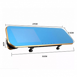 Видеорегистратор автомобильные зеркало с камерой заднего вида TDS TS-CAR12