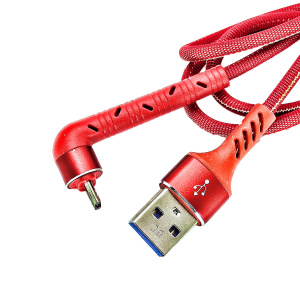 Орбита OT-SMM51 Красный кабель USB 2.4A (microUSB) 1м
