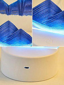 Песочная картина ночник интерьерный Огонёк OG-LDP34 Синий