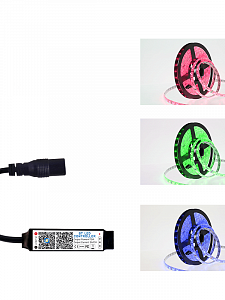 Огонек OG-LDL41 LED контроллер DC 5-24В (Bluetooth, RGB, 4PIN)