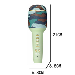 WSTER WS-900 Камуфляж микрофон беспроводной (Bluetooth, динамики, USB)