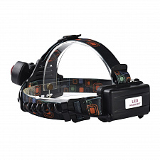 Фонарь налобный, фонарик аккумуляторный Следопыт PT-FLG02