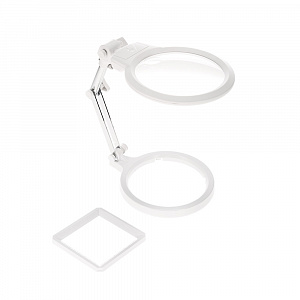 Лупа настольная с подсветкой на гибкой ноге Орбита INL53