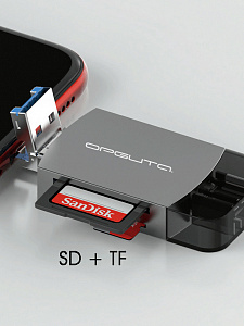 Орбита OT-PCR25 картридер OTG (TF, SD, microUSB, Type-C)