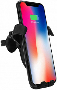 SENDEM W5 Держатель для смартфонов + беспроводное ЗУ 5W (в воздуховод)