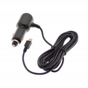 Зарядное устройство для видеорегистратора и навигатора miniUSB + 2*USB TDS TS-CAU61