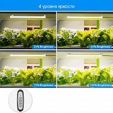 Фитолампа для растений с таймером накладная Огонек OG-LDP17