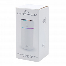 Увлажнитель воздуха для дома и авто с подсветкой 320мл Огонек OG-HOM01 Розовый