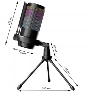 Микрофон для компьютера игровой для стрима Орбита OT-PCS08