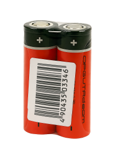 Аккумулятор 18650 3.7v 3500мАч, высокотоковый 10А плоский пин, 2шт Орбита