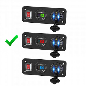 TDS TS-CAU52 Красный Разветвитель авто (Врезной)