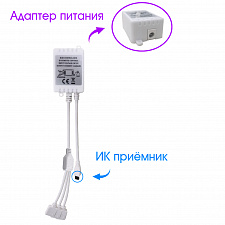 Светодиодная лента комплект с пультом 15м(3*5м) IP20 Огонек OG-LDL16