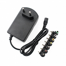 Зарядка для ноутбуков универсальный блок питания с насадками 3-12В, 30Вт Орбита OT-APB60