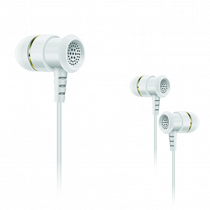 Орбита OT-ERG58 Белые наушники-гарнитура (3.5мм)