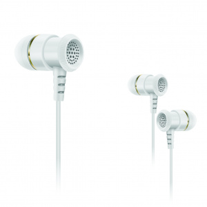 Орбита OT-ERG58 Белые наушники-гарнитура (3.5мм)