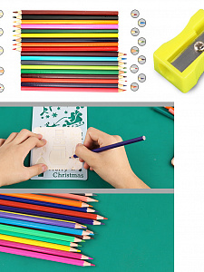 Набор для выжигания по дереву 75 в 1 с карандашами Помощник PM-INP29