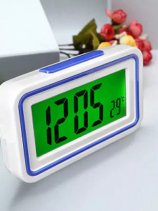 Часы настольные говорящие электронные на батарейках Орбита OT-CLT10