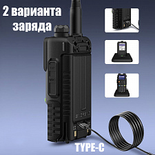 Рация Baofeng UV-5RM 10W с гарнитурой черная