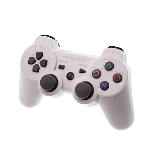 Геймпад беспроводной Bluetooth джойстик для PS3, ПК, Орбита OT-PCG02 Белый