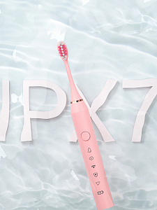 Электрическая зубная щетка ультразвуковая с насадками Огонёк OG-HBT01 Белая