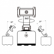 Apai Genie II Черная вращающаяся панорамная головка
