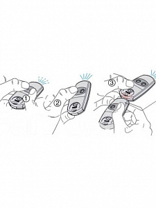 Пульт TOP-432EV универсальный брелок для ворот, шлагбаумов, роллет частотой 433.92 МГц TDS TS-CAS07