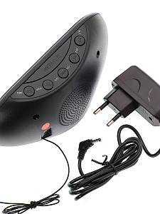 Часы электронные настольные от сети с радио VST 902-1 Красные