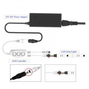 Огонек OG-LDL49 LED контроллер DC 12-24В (Wi-Fi. RGB, 3PIN)