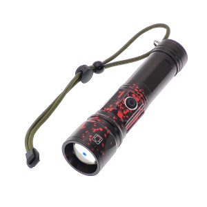 Патриот PT-FLR38R Красный фонарь ручной (1L, 18650.,ZOOM)