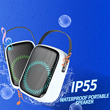 Орбита OT-SPF39 Белая активная напольная акустика