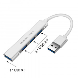 USB HUB 3.0, разветвитель USB на 4 порта Орбита OT-PCR17