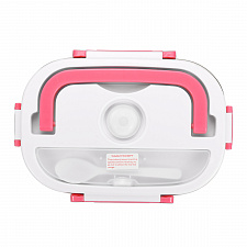 Ланч-бокс для еды с подогревом 220В Огонёк OG-HOG01 Красный