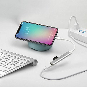USB HUB 2.0, разветвитель Lightning на 3 порта Орбита OT-PCR19