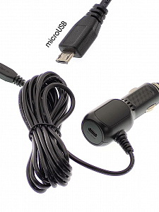 TDS TS-CAU60 Шнур питания в прикуриватель (3.5м, 12-24В, microUSB+Type-C PD20W)