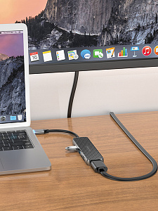 HOCO HB24 концентратор USB (2*USB, PD60W, HDMI, TF, SD)