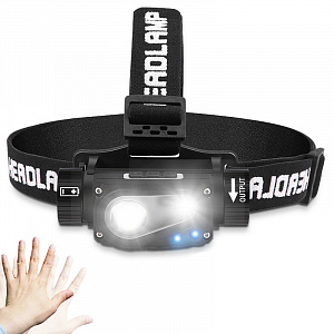 Патриот PT-FLG44 фонарь налобный (2L, 18650, дат.движ)