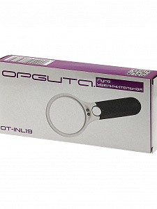 Лупа ручная увеличительная с подсветкой Орбита OT-INL19