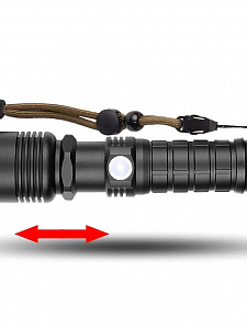 Патриот PT-FLR10 фонарь ручной (1L, 18650.,ZOOM)