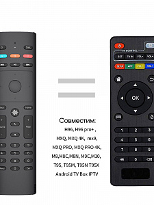 Пульт универсальный с голосовым управлением для телевизоров и медиаплееров Орбита OT-DVC34