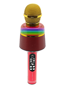 Орбита OT-ERM10 Красный RGB микрофон (Bluetooth, динамики, USB)