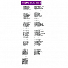 Орбита OT-DVC23 пульт ТВ универсальный