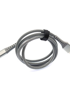 Орбита OT-SMI32 Серый кабель USB 2.4A (iOS Lightning) 1м