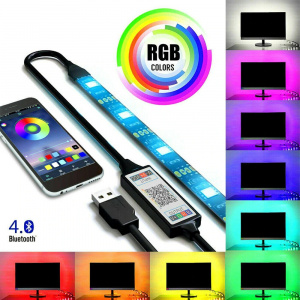 Огонек OG-LDL07 RGB светодиодная лента Bluetooth 2м